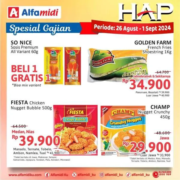 Promo Alfamidi Hemat Satu Pekan Periode 26 Agustus-1 September 2024