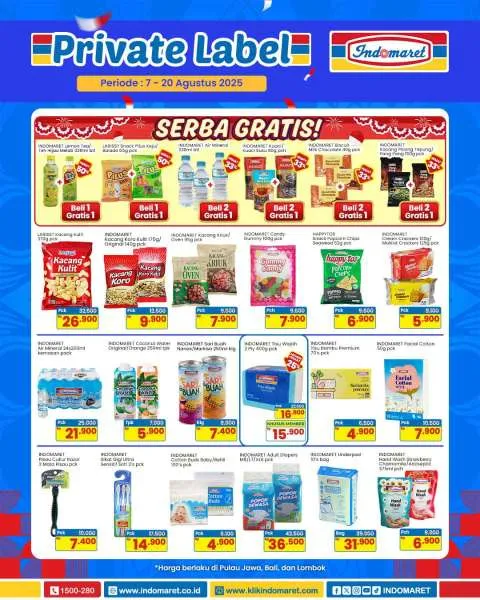Promo Indomaret Super Hemat Periode 7-20 Agustus 2025