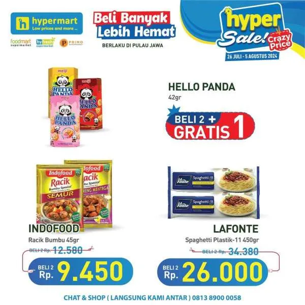 Promo Hypermart Beli Banyak Lebih Hemat Periode 26-31 Juli 2024