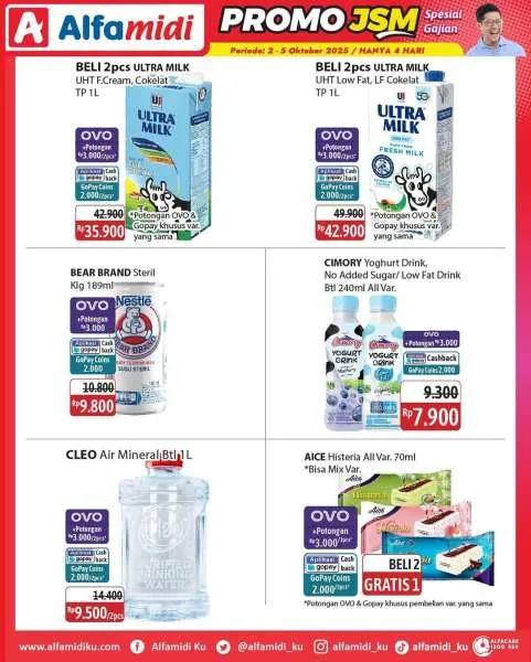 Promo JSM Alfamidi Hanya 4 Hari Periode 2-5 Oktober 2025