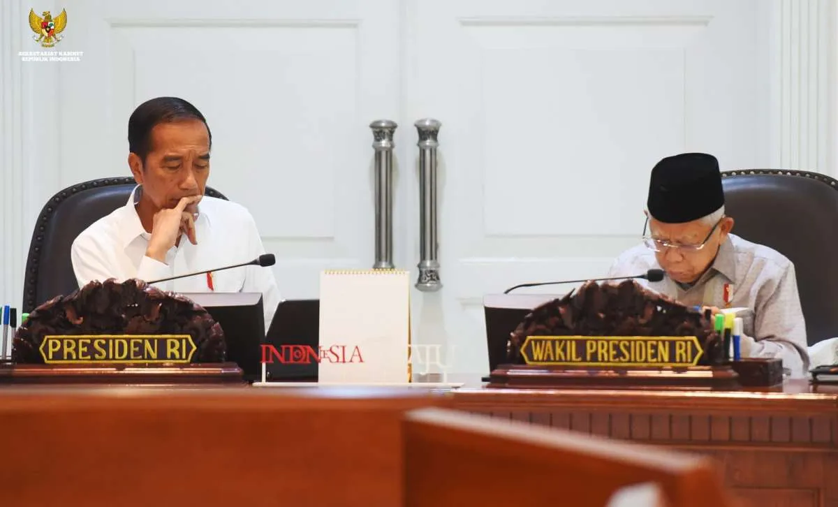 Jokowi dan Ma'ruf Amin Silaturahmi Idul Fitri 2023 Lewat Video Call