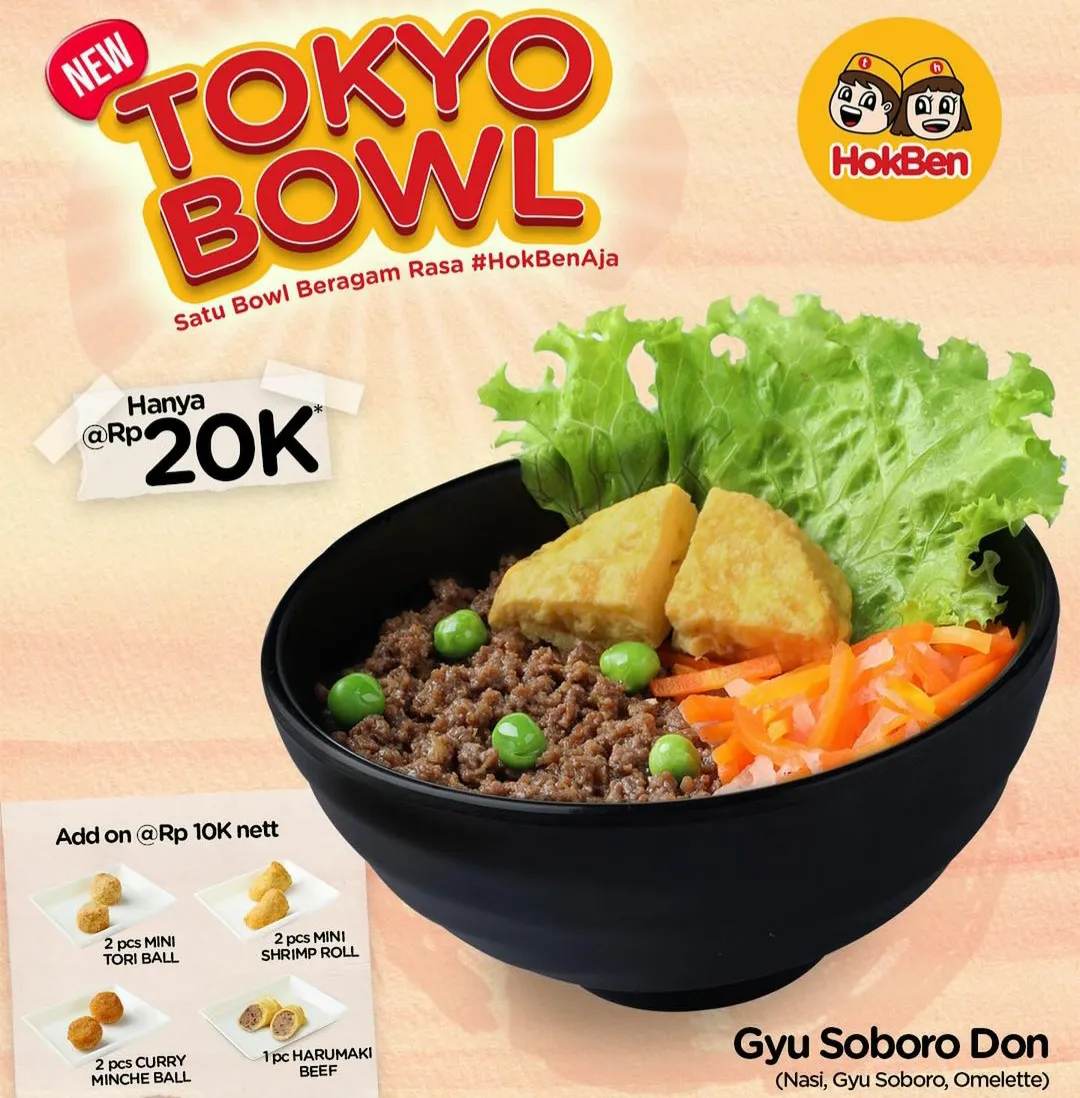 Promo Hokben menu baru Tokyo Bowl