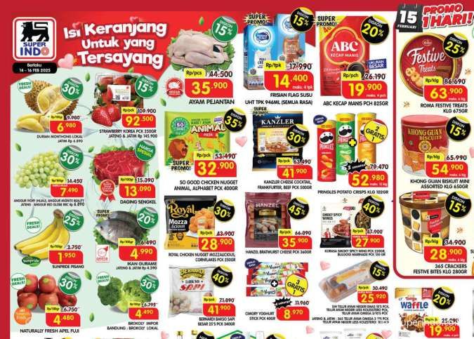 Katalog Promo JSM Superindo Diskon hingga 45% Periode 14-16 Februari 2025