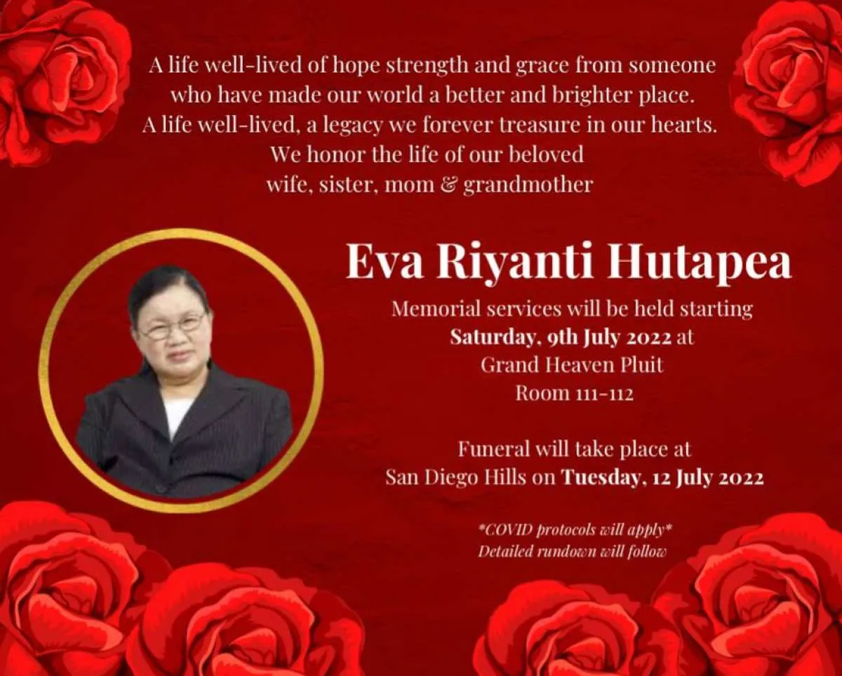 Eva Riyanti Hutapea, Mantan CEO Indofood Sukses Makmur Meninggal Dunia