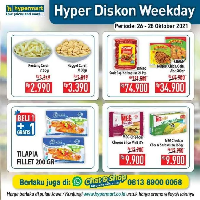 Promo Hypermart Hyper Diskon Weekday 26-28 Oktober 2021