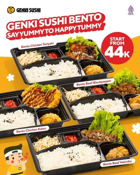 Promo Genki Sushi Bento
