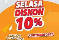 Promo Superindo Selasa 7 Oktober 2025, Produk 365 Diskon 10% Hanya Hari Ini