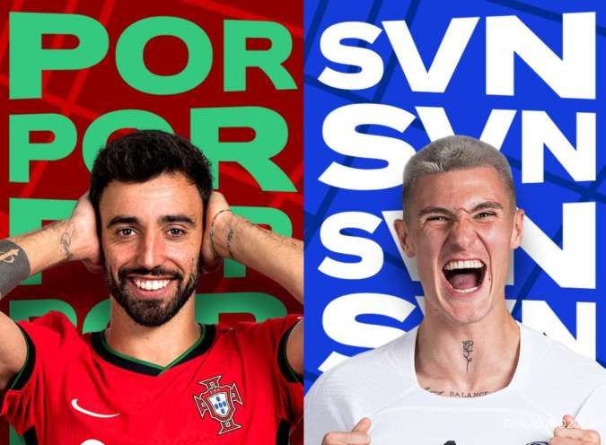 Live Streaming EURO 2024: Portugal vs Slovenia, Selasa (2/7) Jam 02.00 WIB