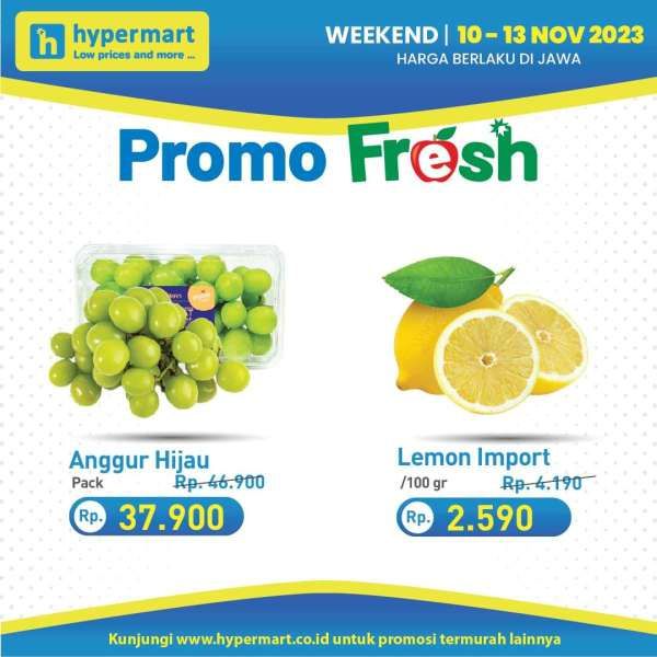 Katalog Promo JSM Hypermart Terbaru 10-13 November 2023, Promo Fresh