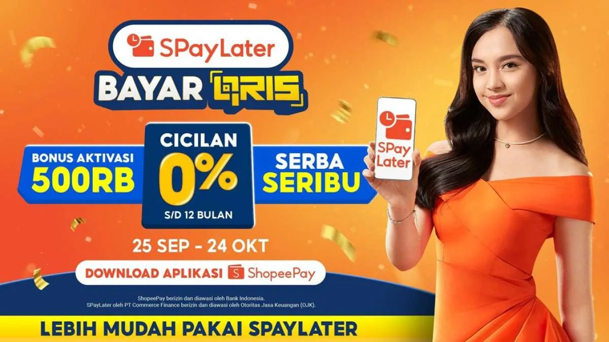 Promo SPayLater Bayar QRIS Bersama Lyodra Beri Bonus 500Ribu Bagi Pengguna Baru