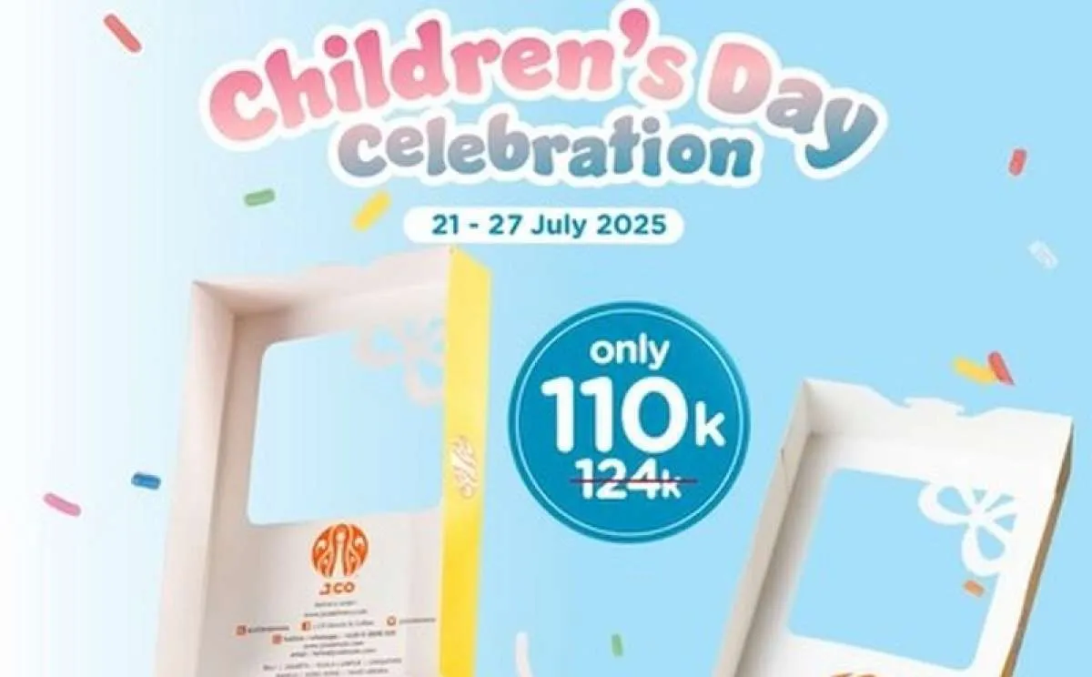 Promo J.CO 21-27 Juli 2025 di Hari Anak Nasional, 2 Box JPop Harga Spesial