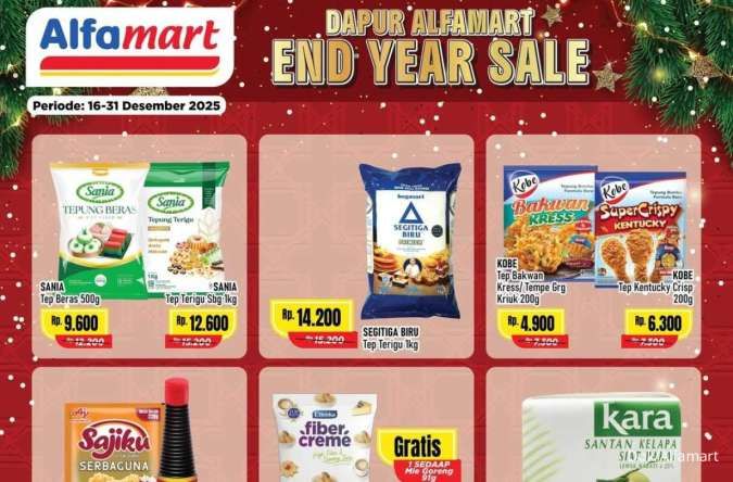 Promo Alfamart Akhir Tahun 2025, Produk Kebutuhan Dapur Diskon Sampai 30%