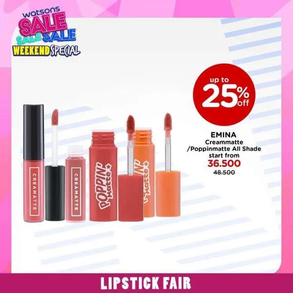 Promo Watsons Weekend Special Periode 7-10 April 2022