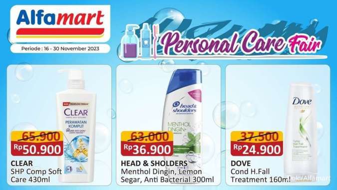 Promo Alfamart Personal Care Fair, Diskon s/d 40% Khusus Produk Perawatan Tubuh