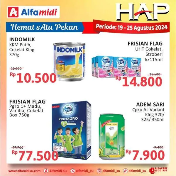 Promo Alfamidi Hemat Satu Pekan Periode 19-25 Agustus 2024