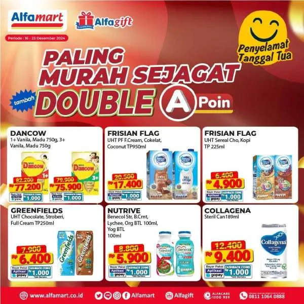 Promo Alfamart Paling Murah Sejagat Periode 16-23 Desember 2024