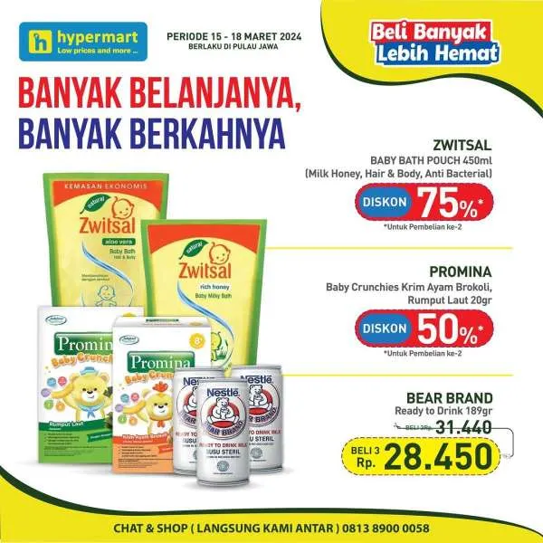 Promo Hypermart Beli Banyak Lebih Hemat Periode 15-18 Maret 2024