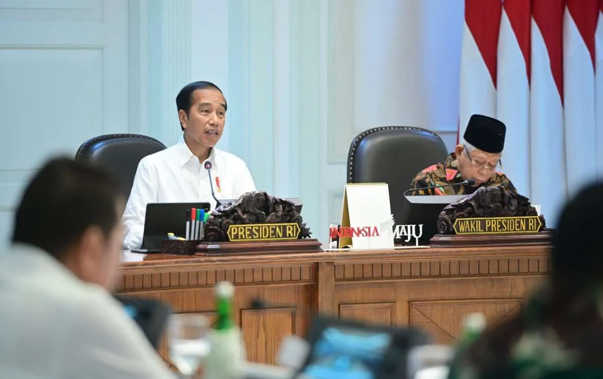 Gelar Ratas RAPBN 2025, Presiden Jokowi Ingatkan Resiko Perlambatan Ekonomi Dunia