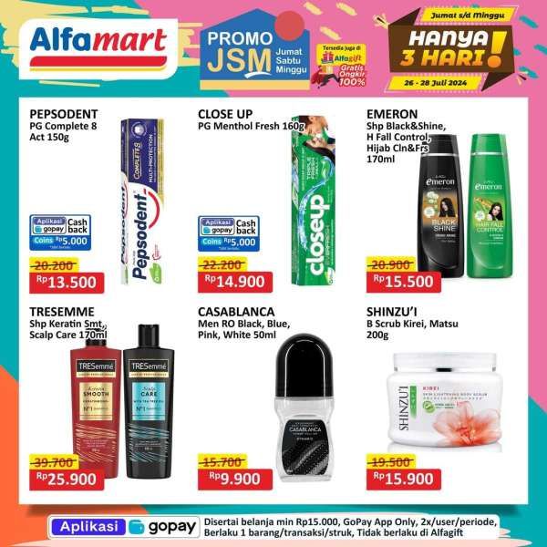 Promo JSM Alfamart 26-28 Juli 2024