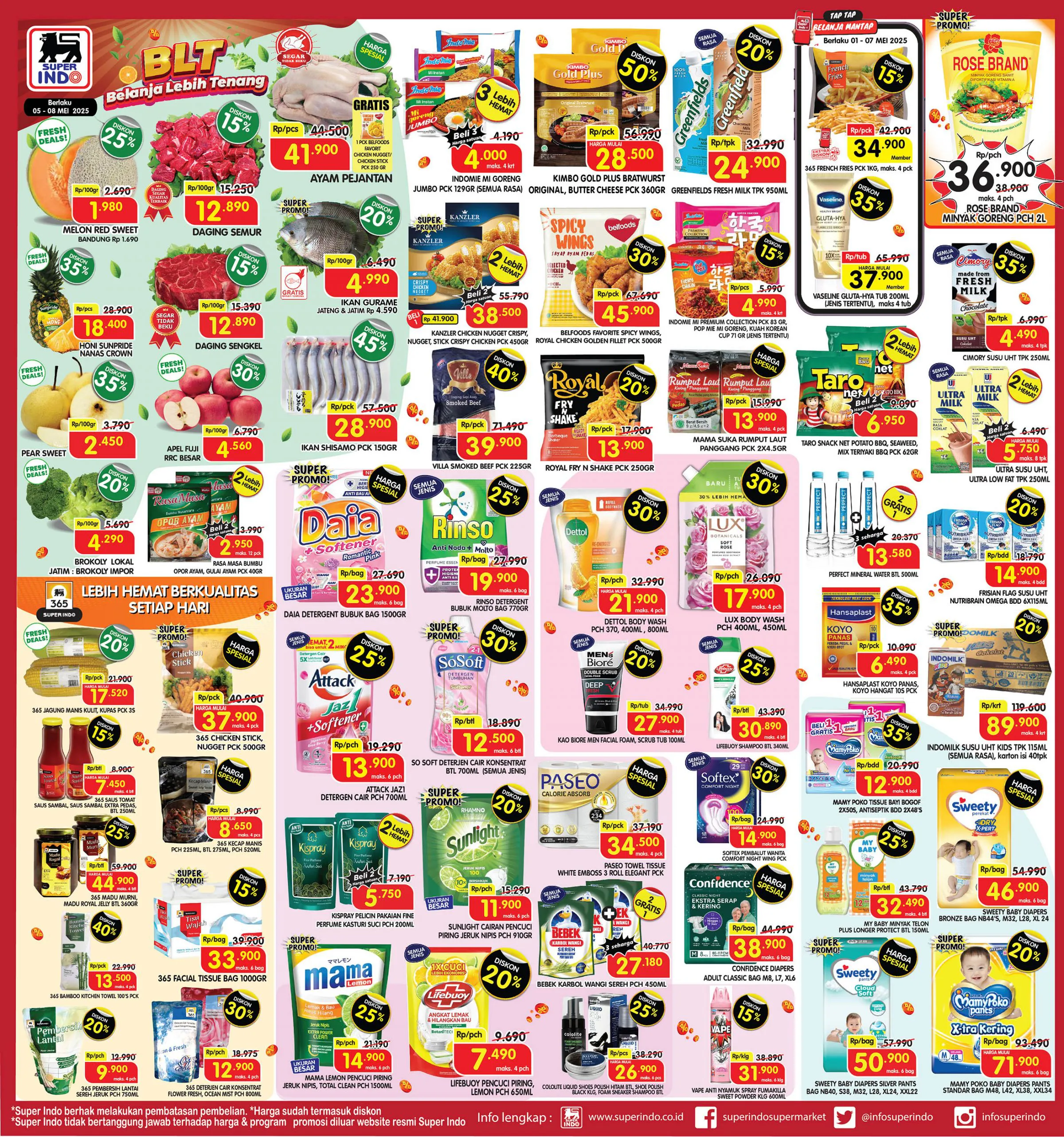 Promo Superindo Weekday Periode 5-8 Mei 2025