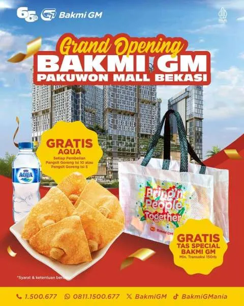 Promo Bakmi GM Outlet ke-60 Gratis Tas Special