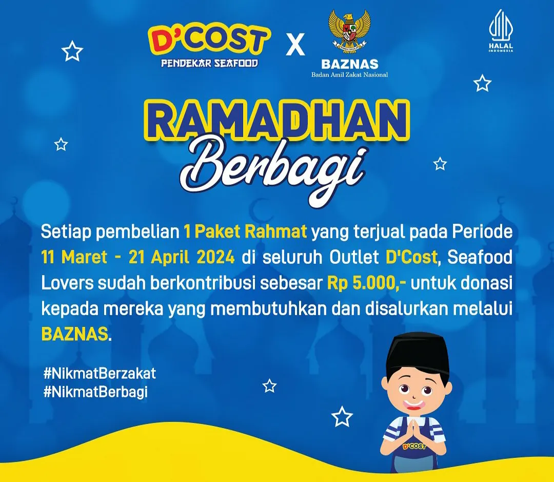 Paket Rahmat Ramadan Hemat ala DCost Seafood