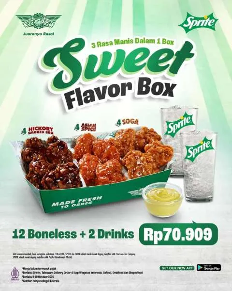 Promo Wingstop Sweet Flavour Box Oktober 2025