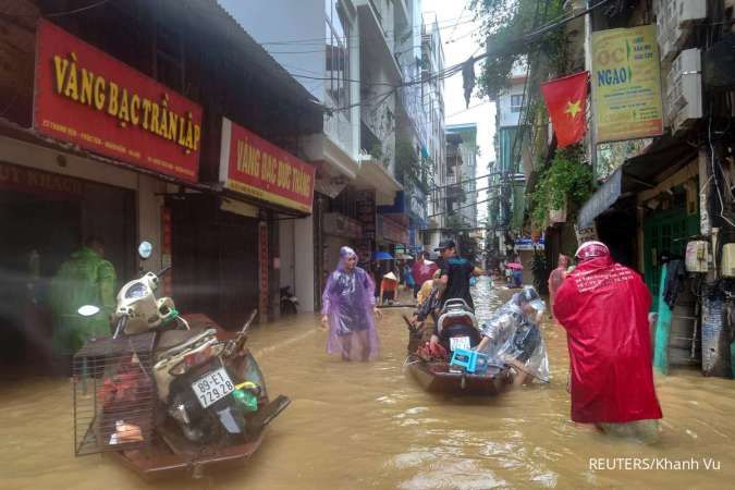 179 Orang Tewas dan Ribuan Orang Dievakuasi dari Hanoi Akibat Topan Yagi 