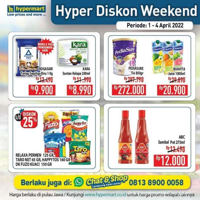 Promo JSM Hypermart Berlaku 1-4 April 2022