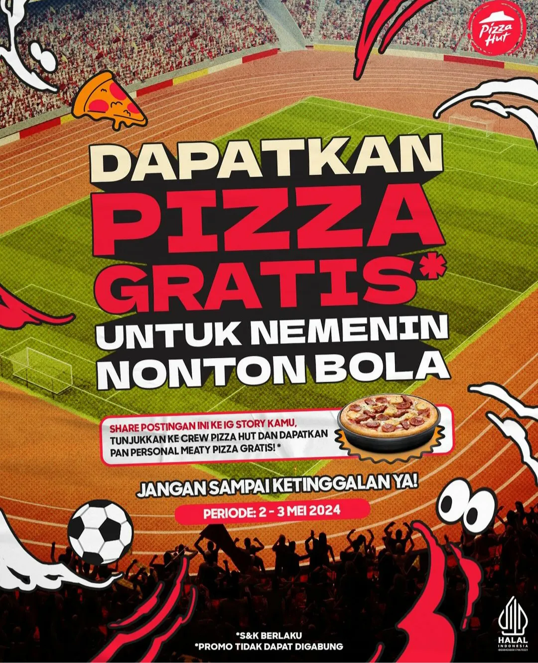 Promo Pizza Hut Gratis Pizza