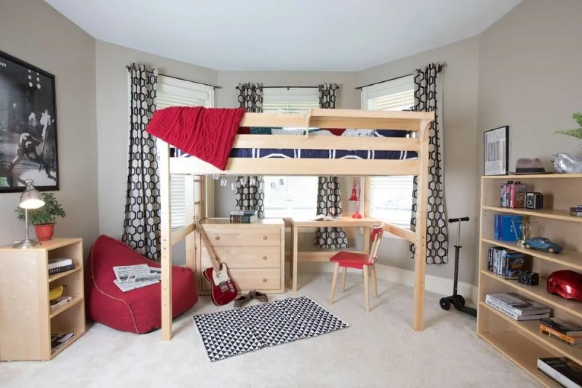 Cara Menata Tempat Tidur Tingkat Model Loft Bed, Hemat Ruang!