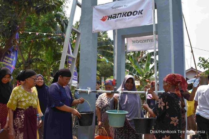 Hankook Tire Bangun Instalasi Pompa Air Sediakan Air Bersih bagi Ratusan KK di Bekasi