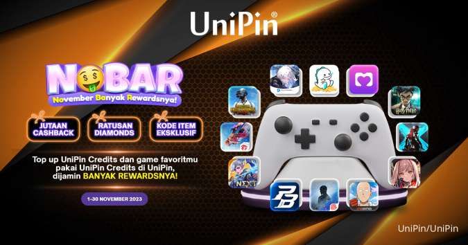 Banjir Hadiah dan Promo di November 2023, yuk Top Up Games di UniPin
