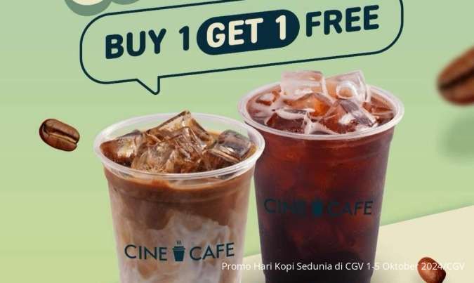 Promo International Coffee Day di CGV Berakhir Hari Ini, Cek 9 Promo Kopi Lainnya