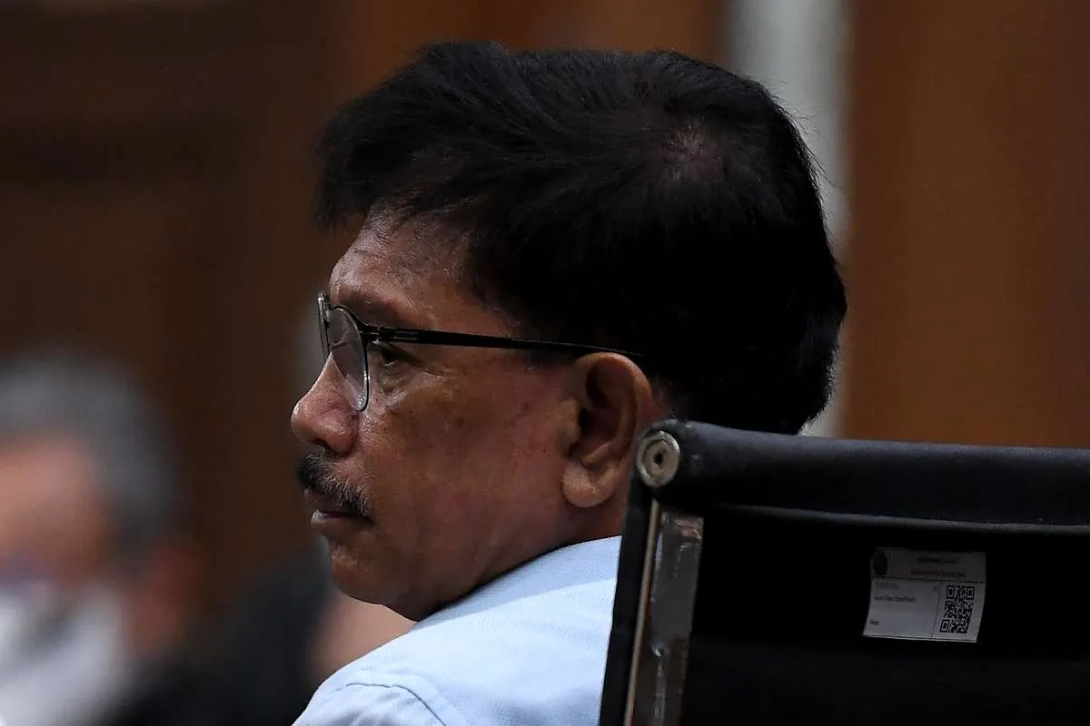 Mantan Menkominfo Johnny G Plate Dituntut 15 Tahun Penjara dan Denda Rp 1 Miliar