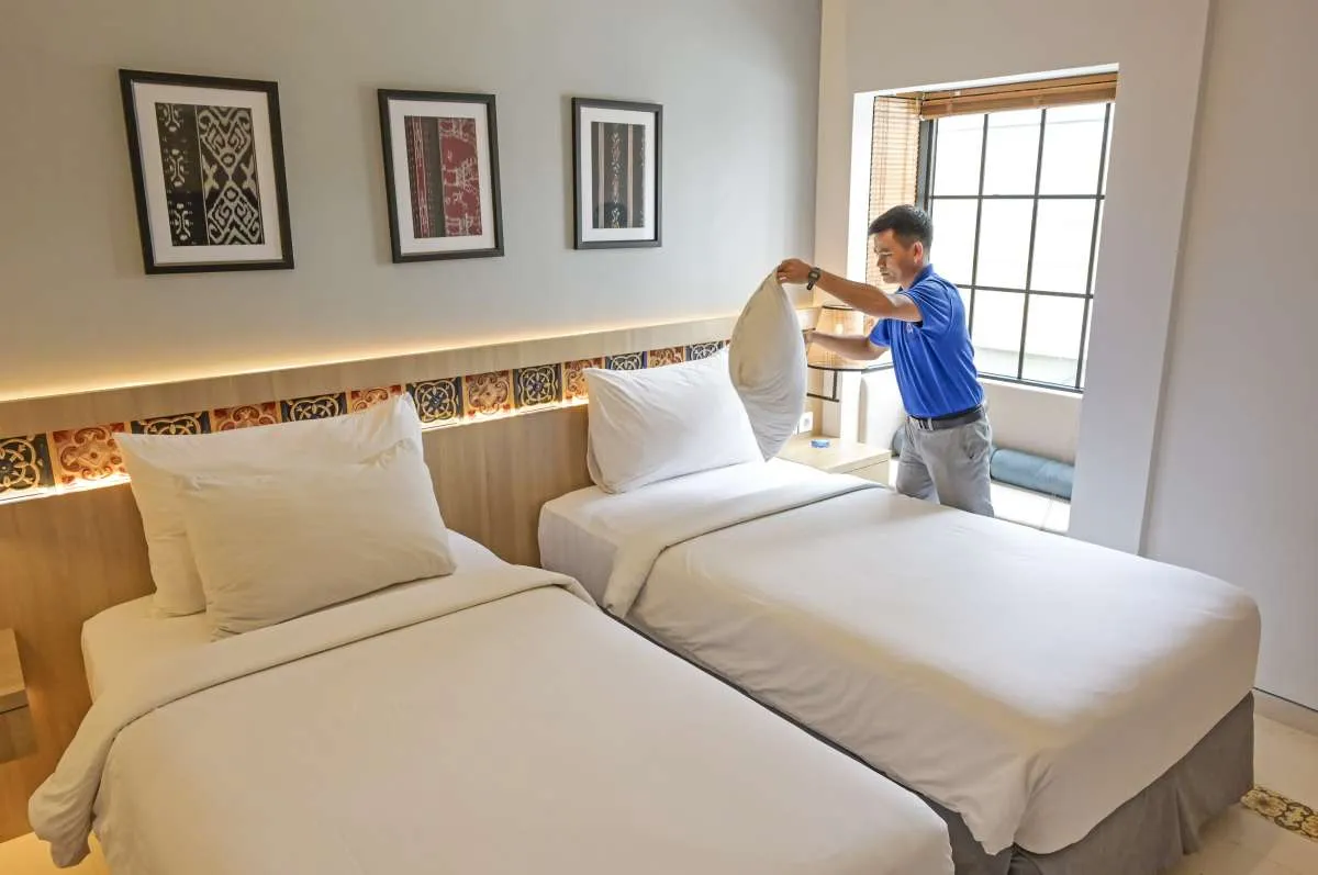 Durasi Menginap Tamu Hotel di Indonesia Menurun pada Februari 2025