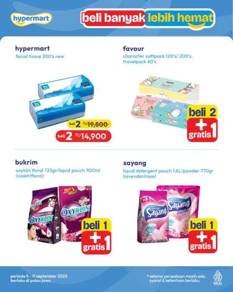 Promo Hypermart Beli Banyak Lebih Hemat Periode 5-11 September 2025