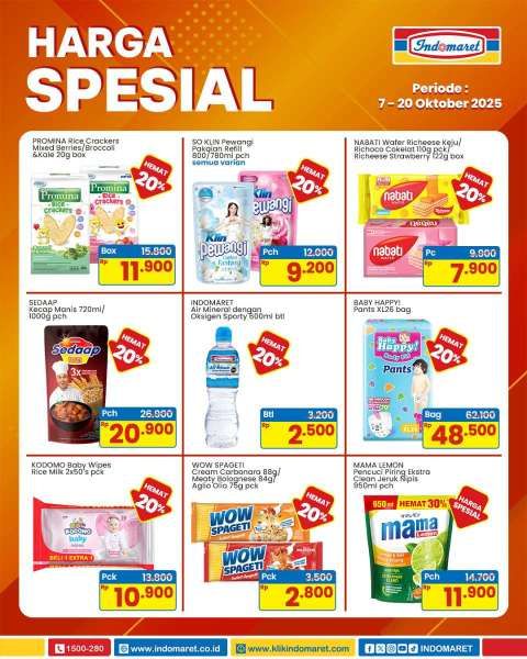 Promo Indomaret Harga Spesial 7-20 Oktober 2025