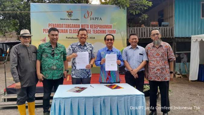 JAPFA dan UNHAS Tandatangani Nota Kesepahaman, Hibahkan Kandang Senilai Rp 3 Milyar