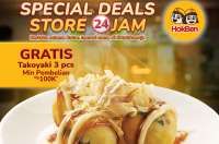 Promo HokBen Store 24 Jam di Januari 2026, Dapatkan 3 Takoyaki Gratis!