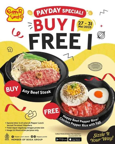 Promo Pepper Lunch Payday Special