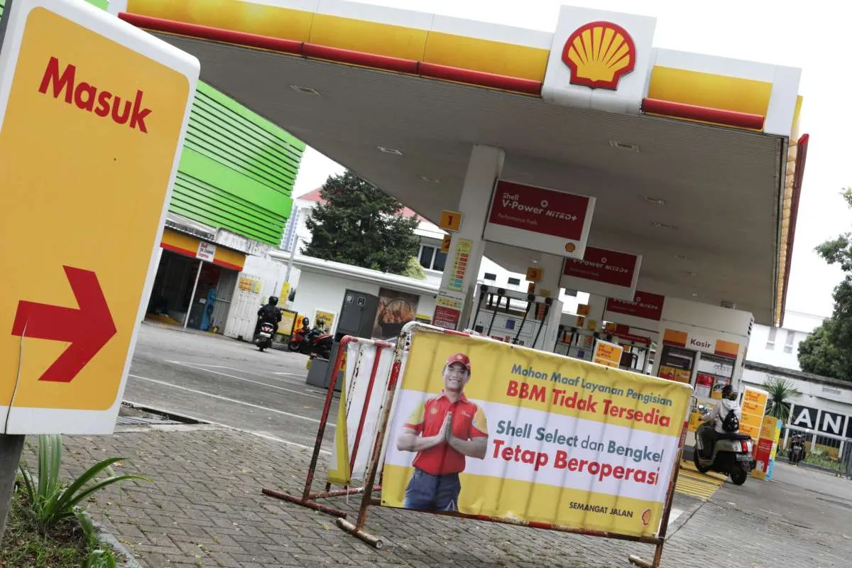 Stok BBM di SPBU Shell dan BP Masih Kosong 