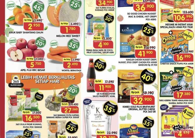 Katalog Promo Superindo Weekday Diskon hingga 45% Periode 21-24 September 2026