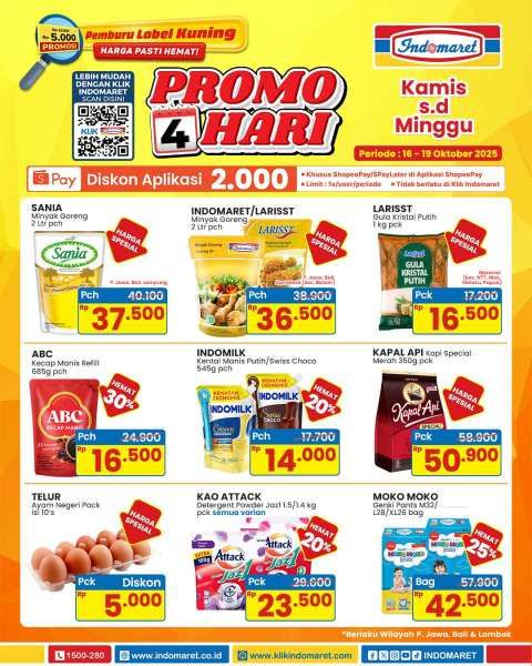 Promo Indomaret Weekend 16-19 Oktober 2025
