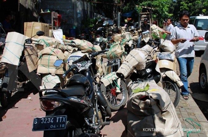 Pengiriman motor dari Bali ke Jawa meningkat