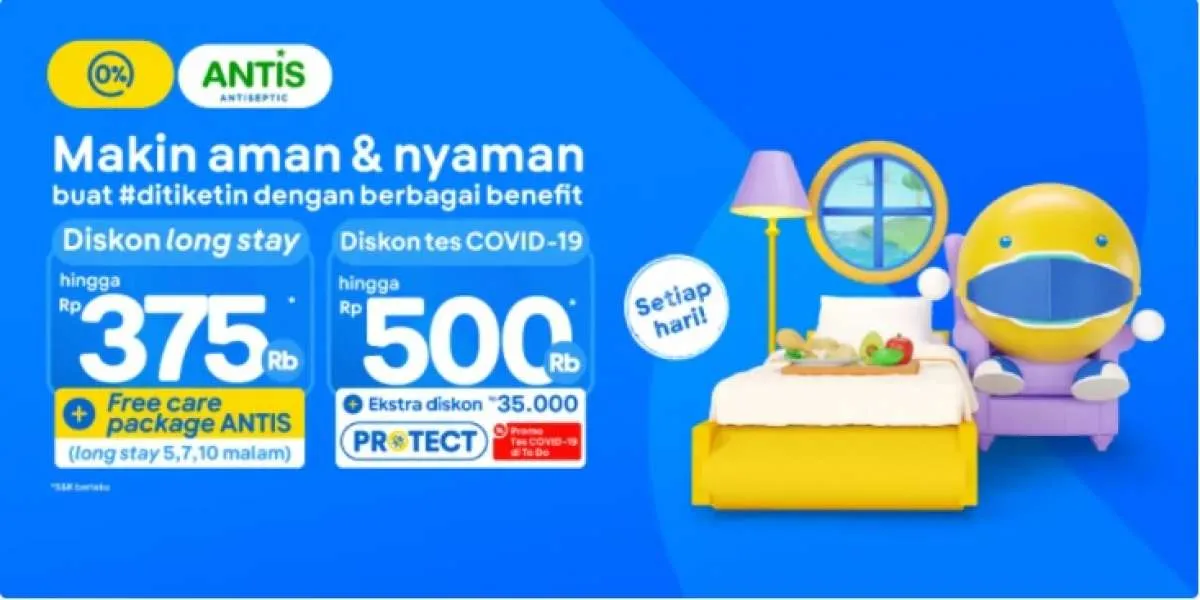 Cek di Tiket.com! Diskon Long Stay Hingga Rp375rb & Tes Covid Hingga Rp500rb