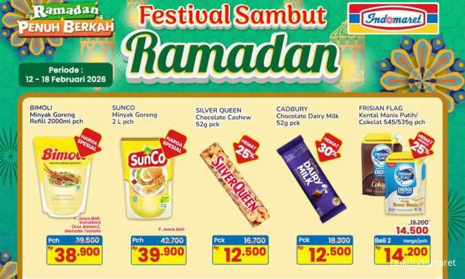 Promo Indomaret 12-18 Februari 2026 Sambut Ramadan, Belanja Lebih Hemat