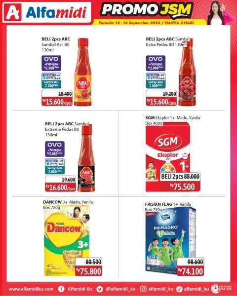 Promo JSM Alfamidi Periode 12-14 September 2025