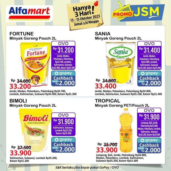 Katalog Promo JSM Alfamart Terbaru 13-15 Oktober 2023