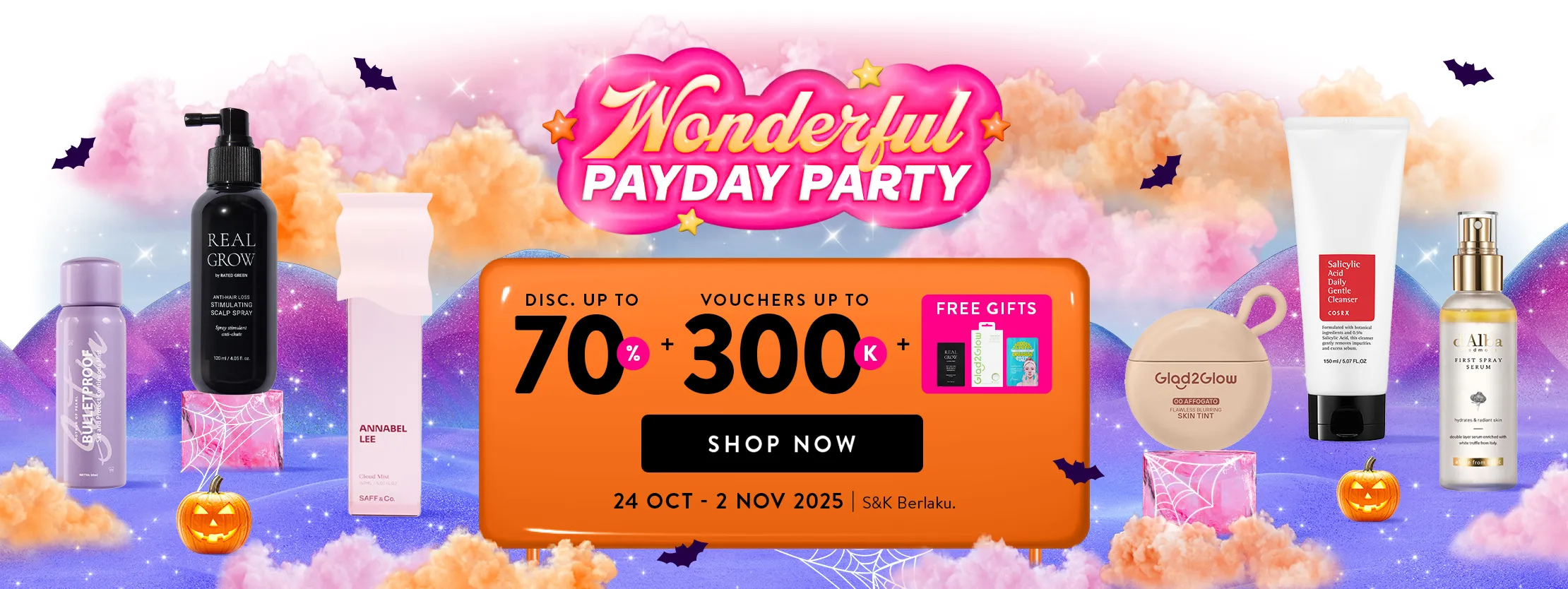 Promo Sociolla Wonderful Payday Party Periode 24 Oktober-2 November 2025